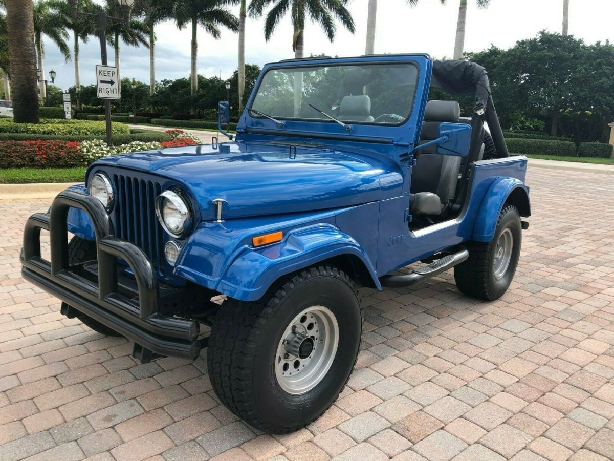 1985 Jeep CJ7 Runs Fantastic RESTORED! No expense spared! 1984 1986 BLUE 1985 Jeep Wrangler