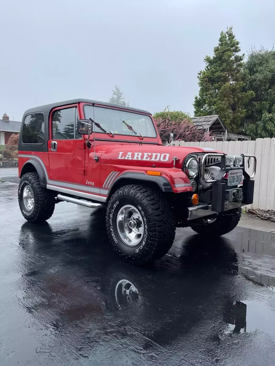 1985 Jeep Jeep SUV Red CJ7 1985 Jeep CJ CJ7