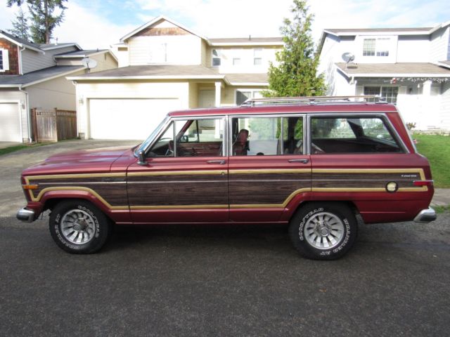 1985 jeep wagoneer 4x4 360 automatic 176k original miles selling world wide 1985 Jeep Wagoneer grand wagoneer