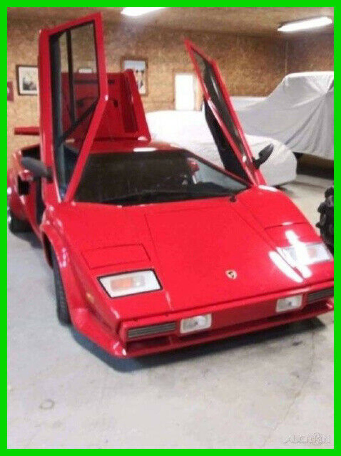 1985 Lamborghini Countach Tribute GM 350 V8 2,600 Miles 5Spd Manual RWD Leather 1985 Lamborghini Countach