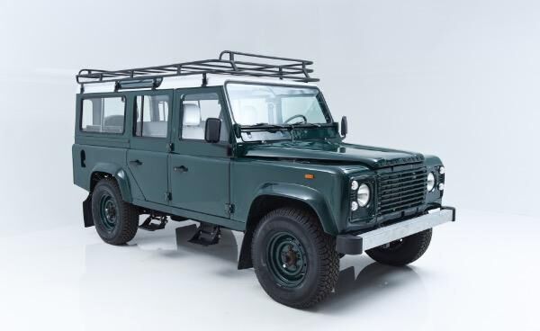 1985 Land Rover Defender 110 (left hand drive, UK imported, but titled in US) 1989 Land Rover Defender