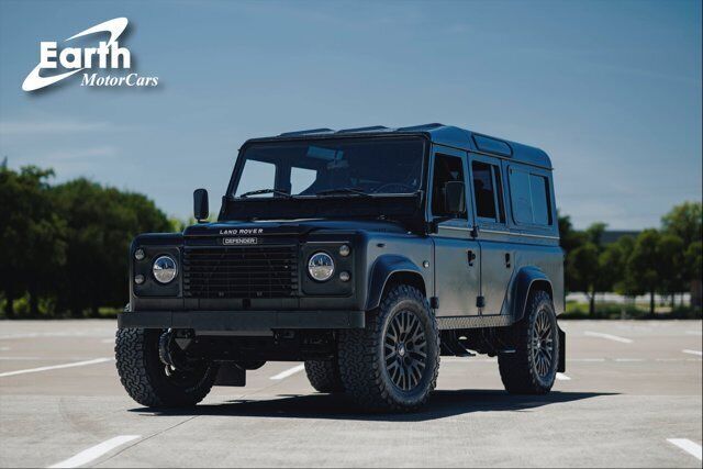 1985 Land Rover Defender 110 LS Urban Conversion Custom 1111 Miles Satin Black S 1985 Land Rover Defender LS Urban Conversion Custom