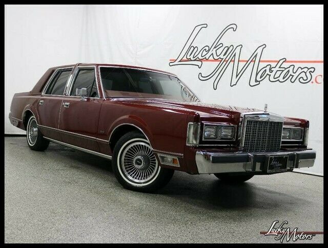 1985 Lincoln Town Car 34198 Miles Maroon Sedan 5.0L 8-Cyl Engine Automatic 1985 Lincoln Town Car --