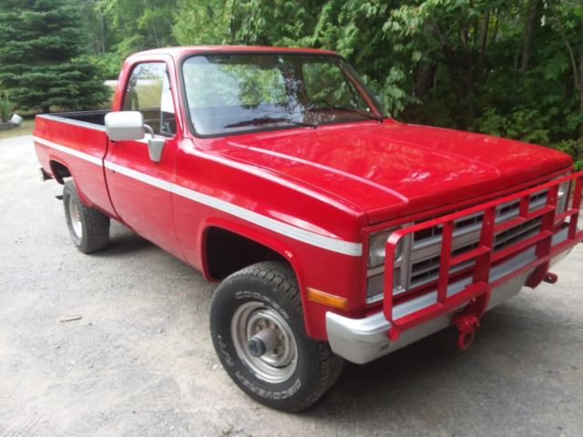 1985 m1008 cucv chevrolet square body pickup military fire truck 1985 Chevrolet C/K Pickup 3500