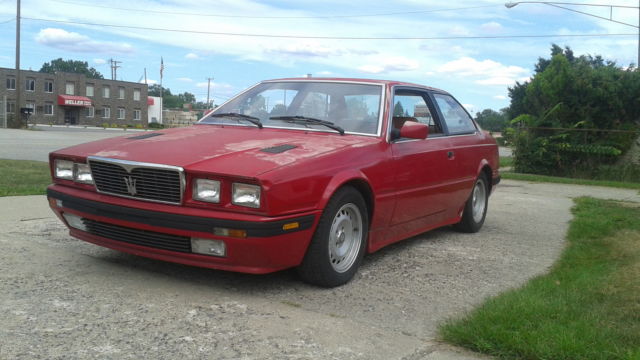 1985 Maserati Biturbo Coupe with Manual Transmission, Runs Like a Race Car! 1985 Maserati Coupe