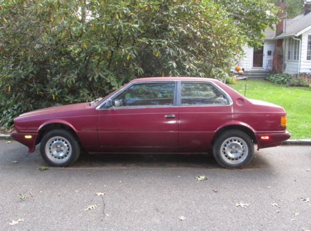 1985 Maserati Biturbo E II 2.5 V6 AM 453 Project Car 1985 Maserati Biturbo