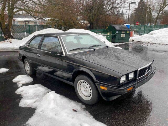 1985 Maserati Biturbo Sedan Black RWD Automatic 1985 Maserati Biturbo