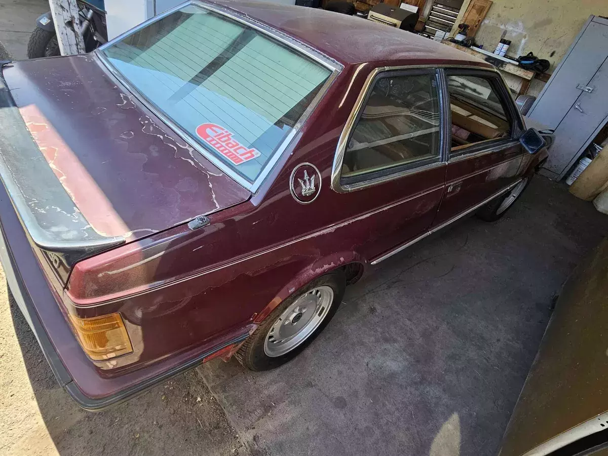 1985 Maserati Coupe Red 1985 Maserati Coupe