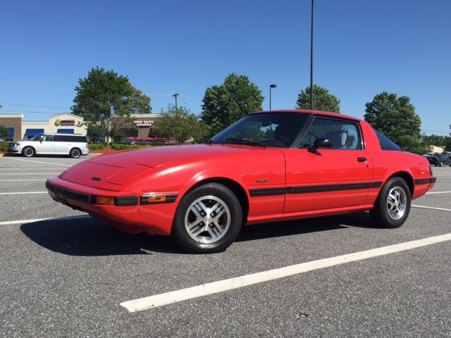 1985 Mazda RX-7 GS Coupe 2-Door 1.1L Sunrise Red 71k Miles 1985 Mazda RX-7 GS