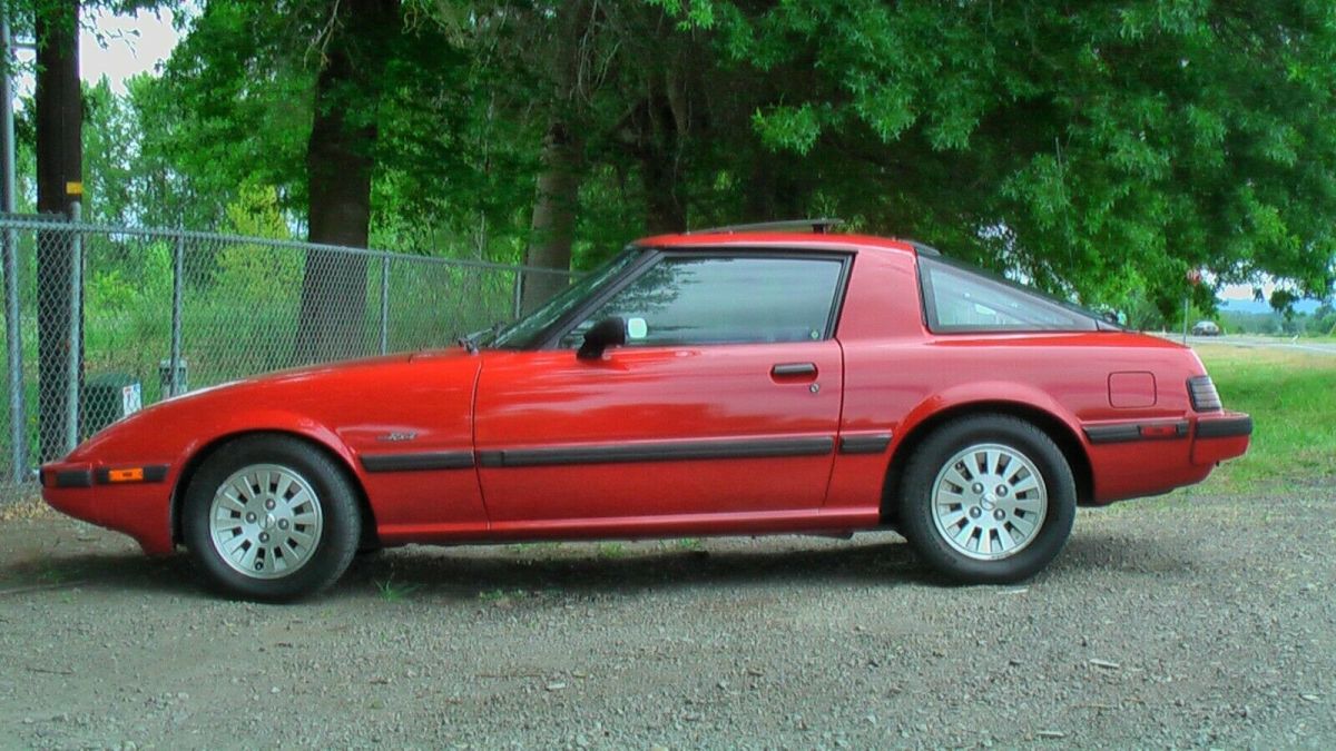 1985 Mazda RX-7 GSL-SE Sunrise Red Fuel Injected Lots of Records GSLSE 1985 Mazda RX-7 GSL SE