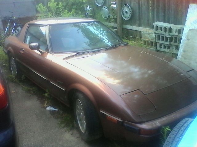 1985 Mazda RX7 Brown|1985 Mazda 1985 Mazda RX-7