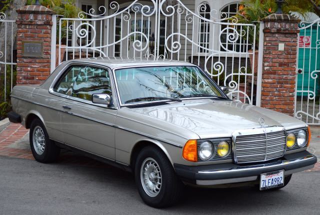 1985 Mercedes 300CD turbo diesel coupe low miles 2 owner orig.CA car w. records 1985 Mercedes-Benz 300-Series