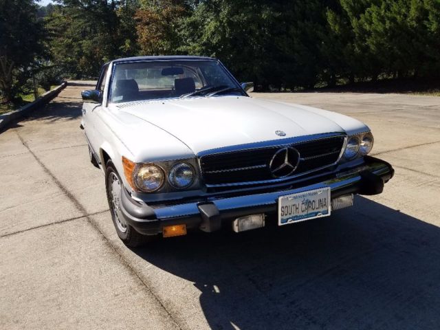 1985 Mercedes 380 SL Convertible 1985 Mercedes-Benz SL-Class Leather
