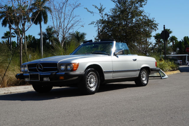 1985 mercedes 380sl 1 owner fl car super clean service record sticker price mint 1985 Mercedes-Benz SL-Class sl