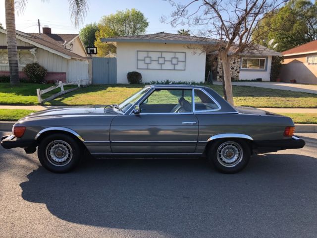 1985 MERCEDES 380SL CLEAN TITLE HAS 137K MILES GREY NO RESERVE 1985 Mercedes-Benz SL-Class 1985 MERCEDES BENZ 380SL CONVERTABLE