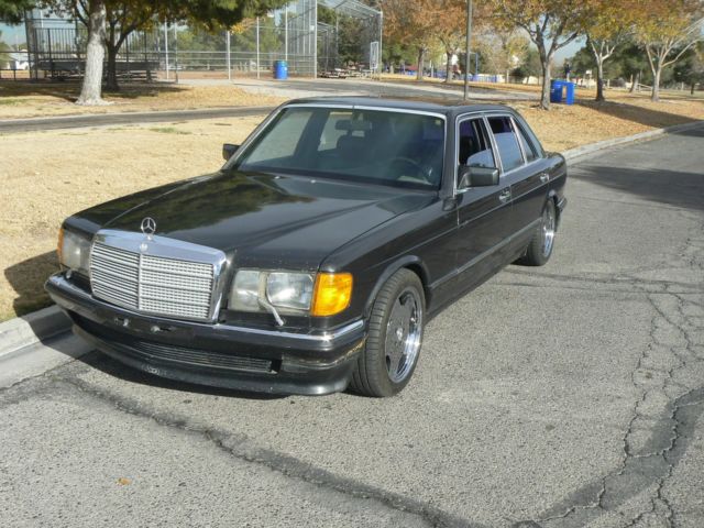 1985 Mercedes 5000sel AMG 1985 Mercedes-Benz 500-Series