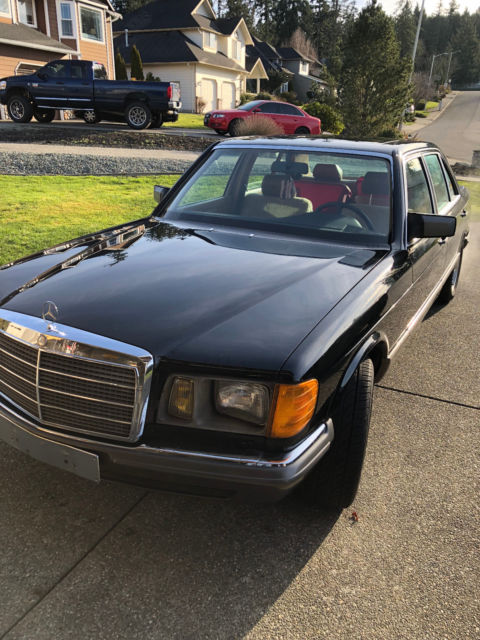 1985 MERCEDES 500SEL GRAY MARKET EURO MODEL 1985 Mercedes-Benz 500-Series