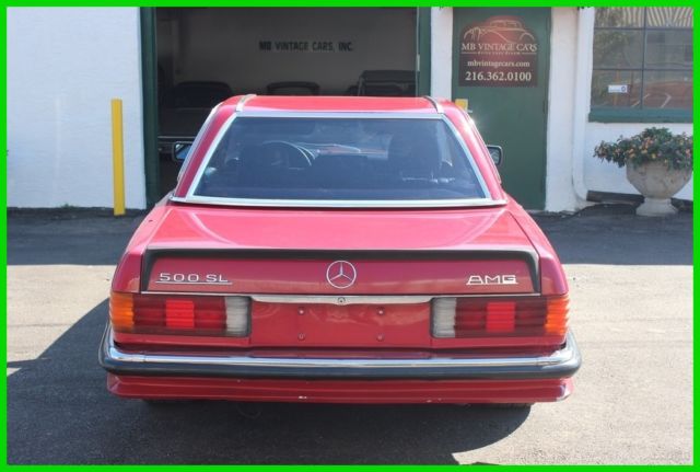 1985 Mercedes 500SL Euro with AMG Trim. 107.046 1983 Mercedes-Benz SL-Class