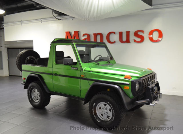 1985 Mercedes-Benz 290GD Diesel G-Wagon Cabriolet 5-Speed Green 300GD 280GE G500 1985 Mercedes-Benz G-Class