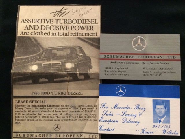 1985 Mercedes-Benz 300-Series - photo 13