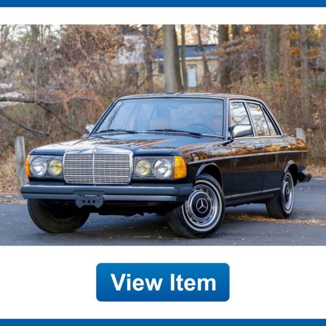 1985 Mercedes Benz 300D Turbo Diesel L5 Collectible Clean CARFAX Rare! 1985 Mercedes-Benz 300-Series Base Sedan 4-Door