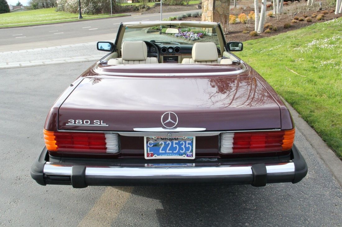 1985 Mercedes-Benz SL-Class 380SL Roadster. Cabernet color. Nice! VIDEO - photo 4