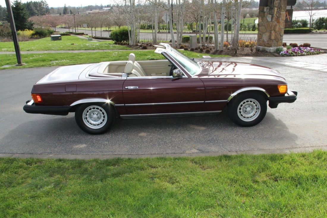 1985 Mercedes-Benz SL-Class 380SL Roadster. Cabernet color. Nice! VIDEO - photo 6