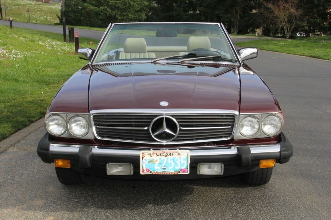 1985 Mercedes-Benz SL-Class 380SL Roadster. Cabernet color. Nice! VIDEO - photo 8