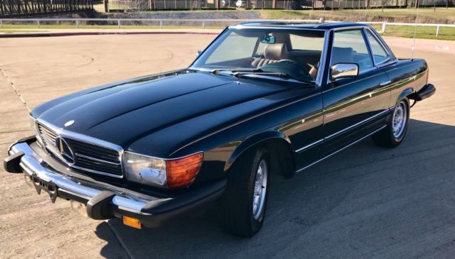 1985 Mercedes-Benz 380SL Convertible 45k Miles Black on Palomino 1985 Mercedes-Benz 300-Series 380SL
