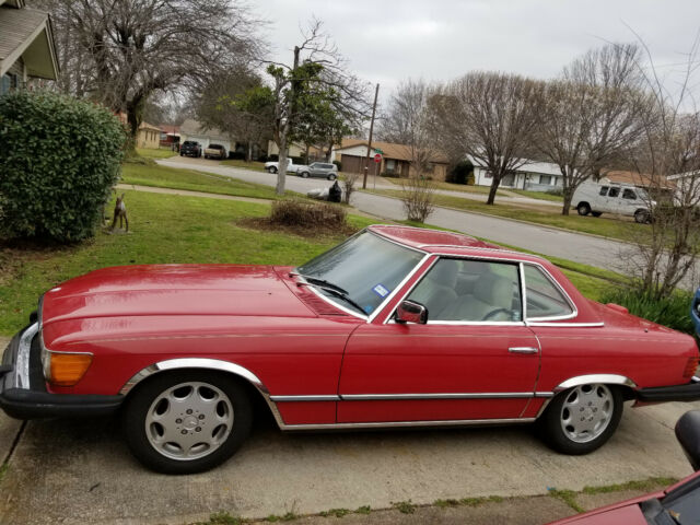 1985 Mercedes Benz 380sl Red Excellent Condition 380 SL 1985 Mercedes-Benz 300-Series 380SL