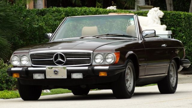 1985 MERCEDES BENZ 380SL ROADSTER JUST 65,000 ONE FLA OWNER MILES NO RESERVE SET 1985 Mercedes-Benz SL-Class FACTORY