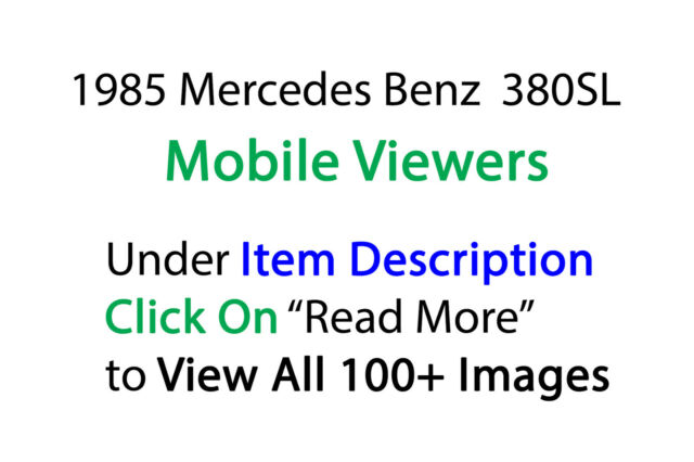 1985 Mercedes-Benz SL-Class - photo 13