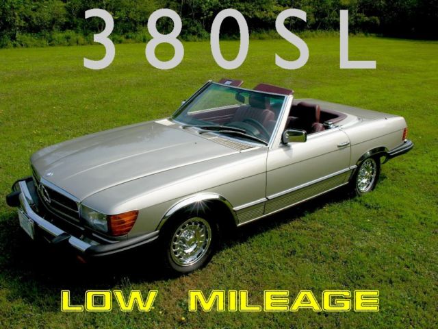 1985 Mercedes-Benz SL-Class w/ Removable Hardtop  38K Miles!