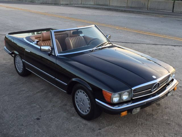 1980 Mercedes-Benz SL-Class 500SL in 040 Black* original factory paint