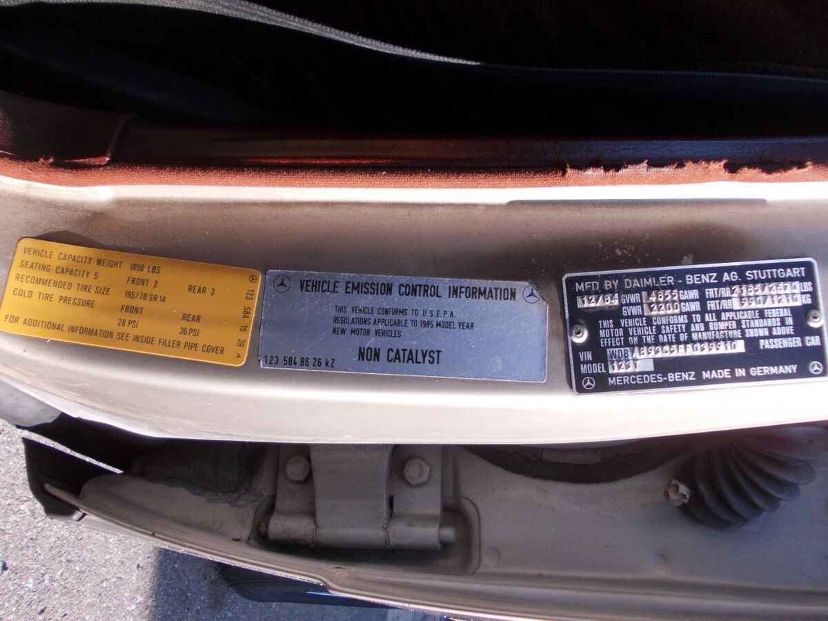1985 Mercedes-Benz 300-Series - photo 6