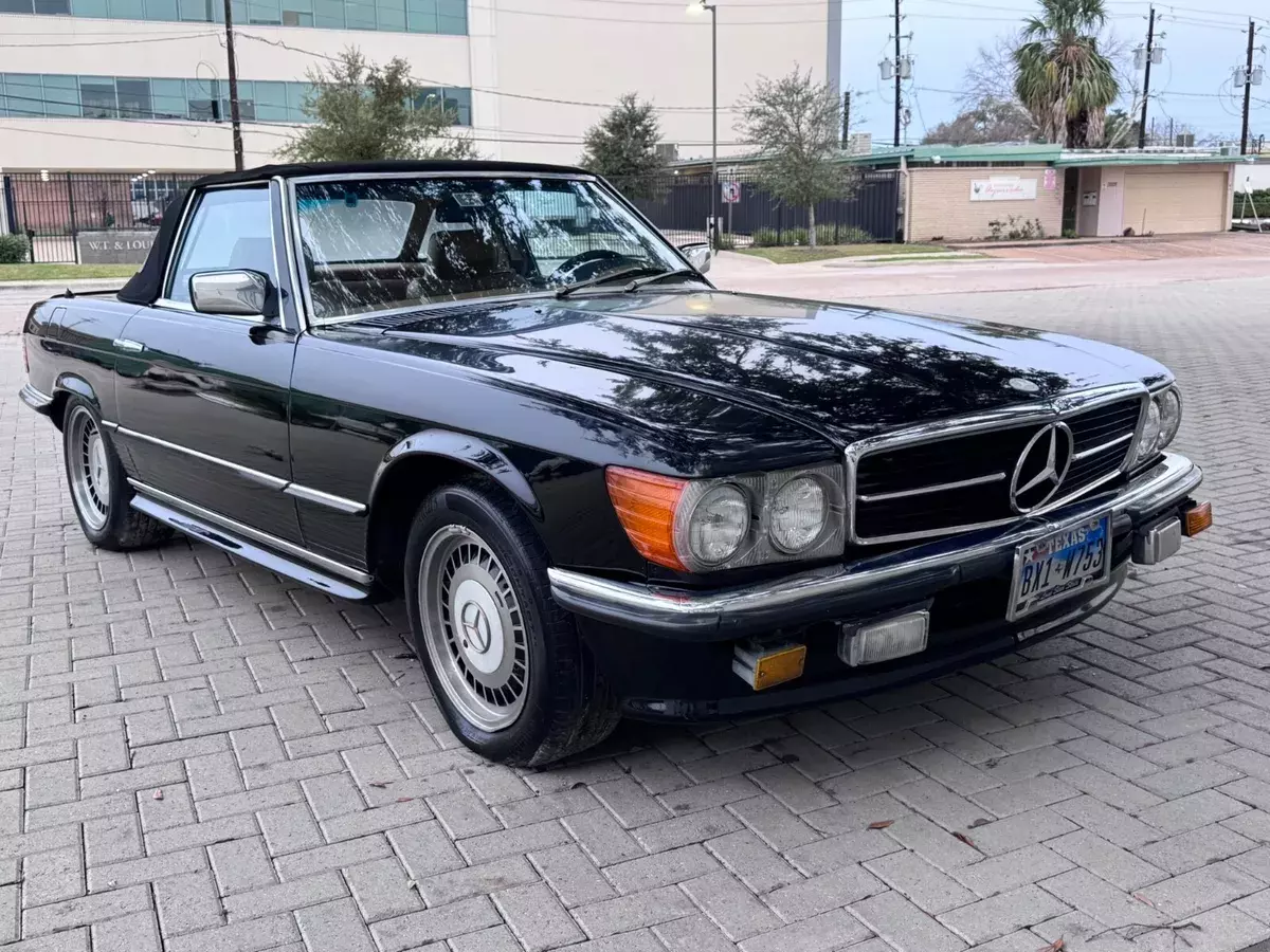 1985 Mercedes SL500 Convertible Euro Version 1985 Mercedes-Benz SL-Class