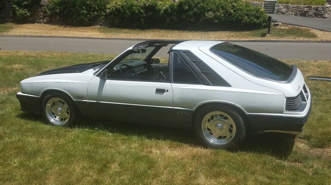 1985 Mercury Capri Hatchback White RWD Manual 1985 Mercury Capri