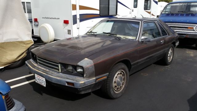 1985 Mercury Capri (like Ford Mustang, but neater!) 3.8L/Auto. AC works great! 1985 Mercury Capri GS