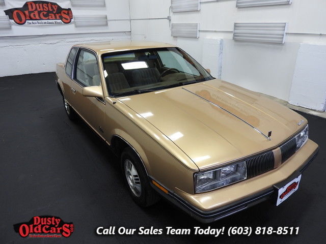 1985 Oldsmobile Calais 1985 Oldsmobile Calais Runs Drives Body Inter VGood 2.2L 4 cyl 3 spd auto