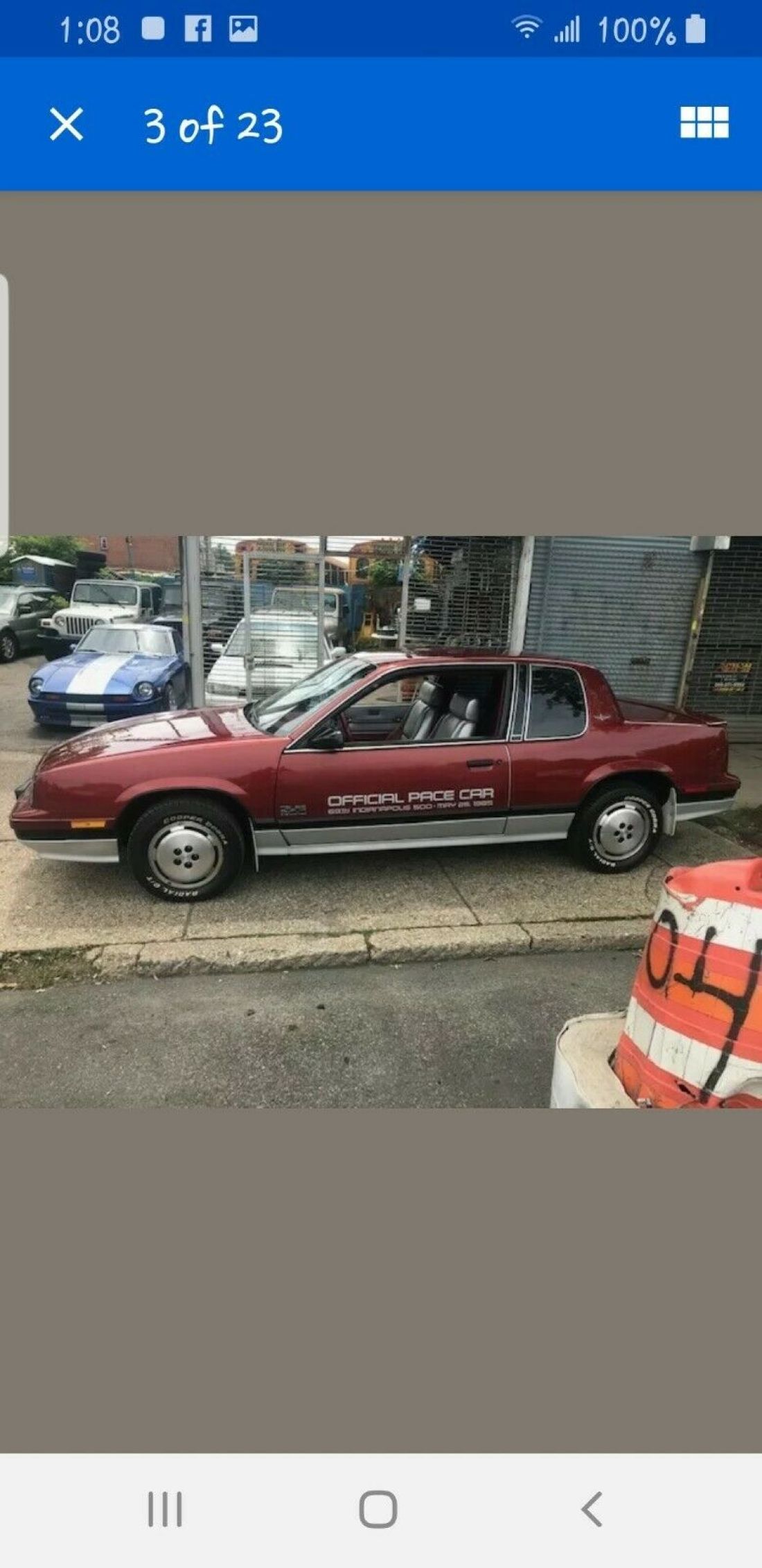 1985 Oldsmobile Cutlass Indianapolis Pace car - photo 2