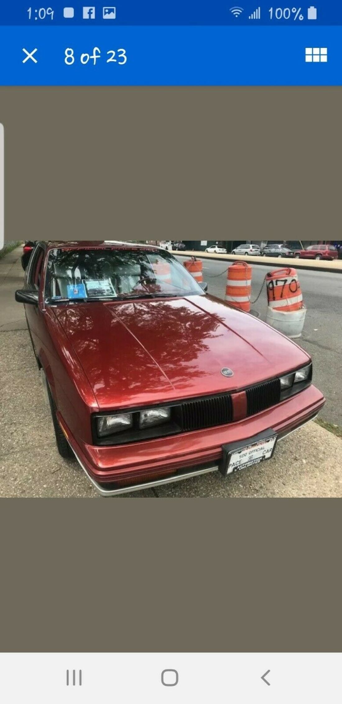 1985 Oldsmobile Cutlass Indianapolis Pace car - photo 3
