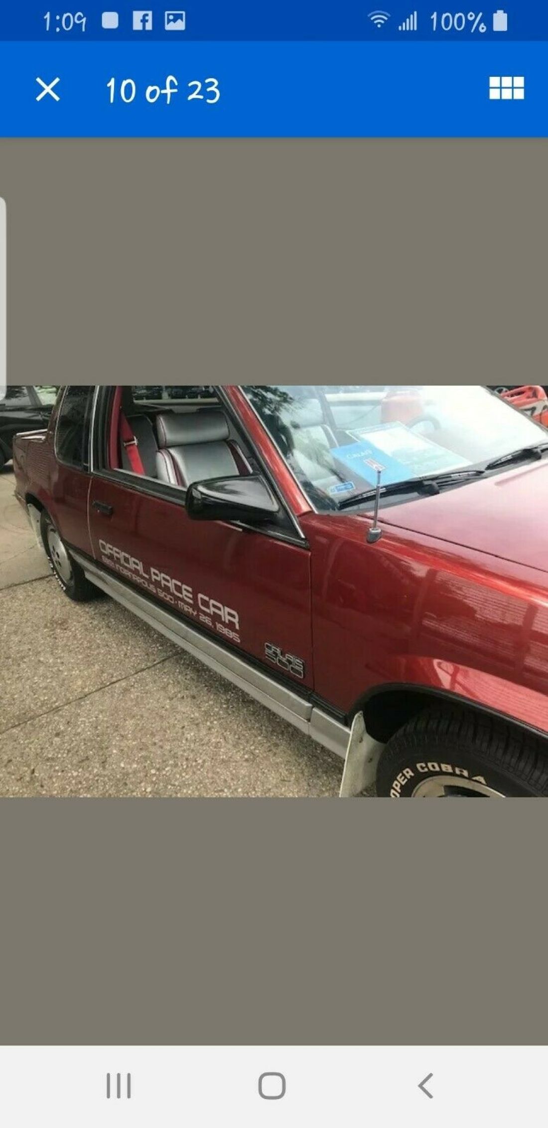 1985 Oldsmobile Cutlass Indianapolis Pace car - photo 9