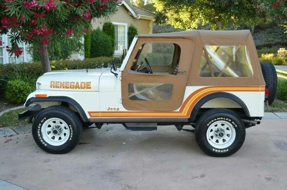 1985 Olympic White CJ7 Renegade - All original inside and out! 1985 Jeep CJ Renegade