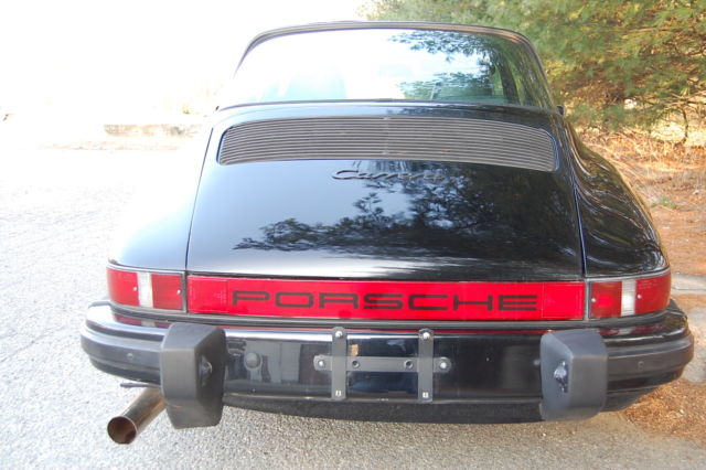 1985 Porsche 911 Black/Black Carrera w Receipt for Top End of motor - photo 6