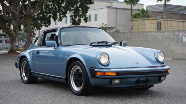 1985 Porsche 911 Carrera Targa one owner, unrestored 43,565 original miles 1985 Porsche 911