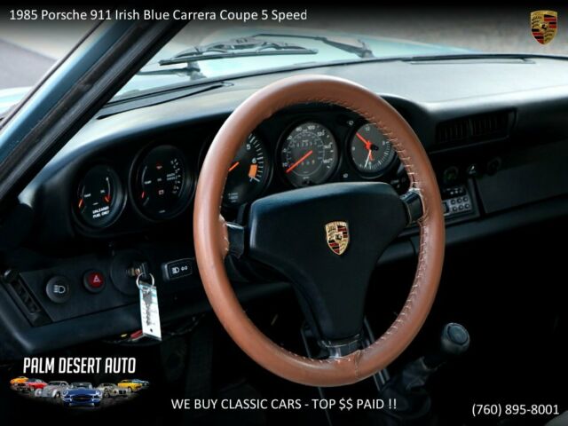 1985 Porsche 911 Irish Blue Carrera Coupe 5 Speed - photo 12