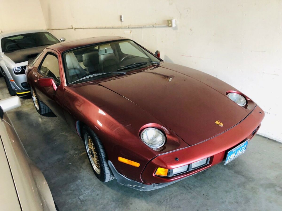 1985 Porsche 928S Pomegranate Metallic with Tan Interior 5 Speed Manual 1985 Porsche 928