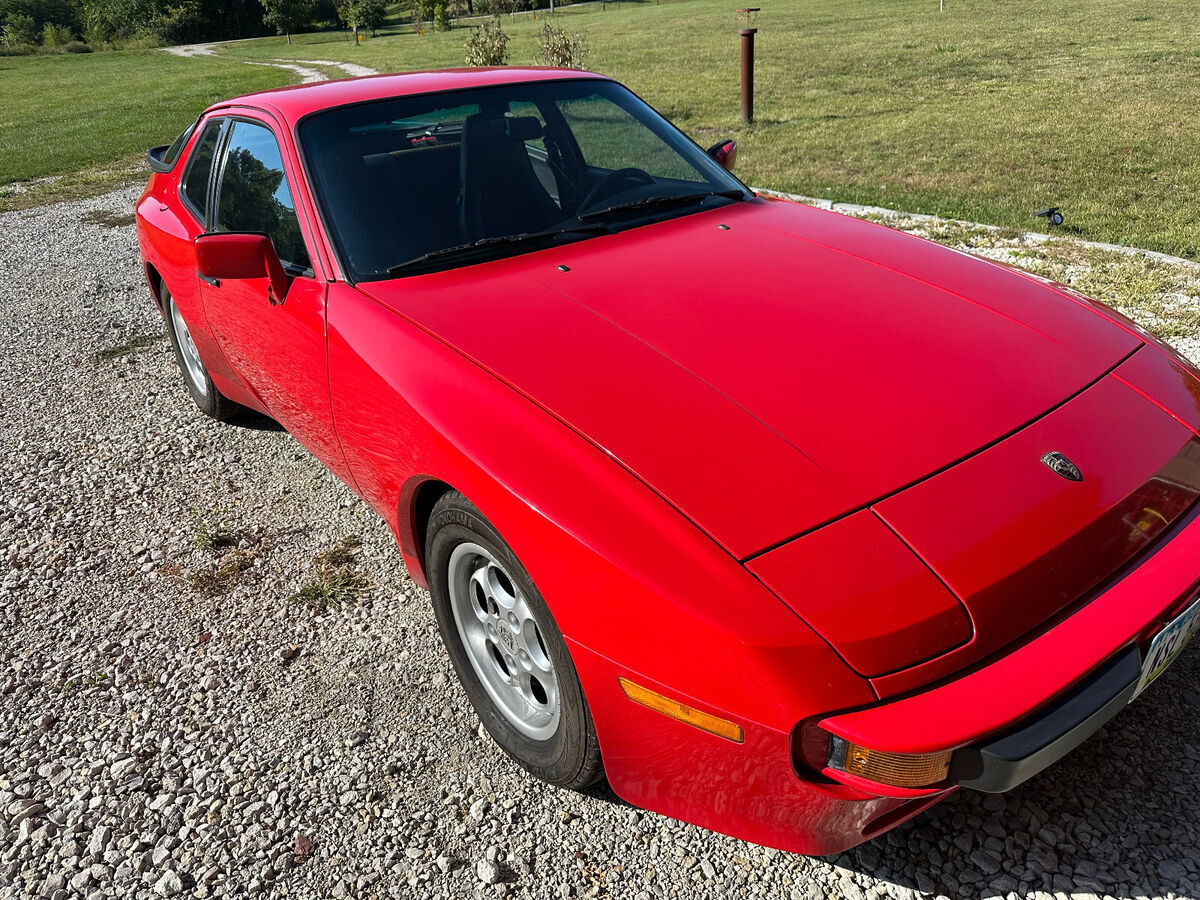 1985 Porsche 944 Red 1985.5 model 1985 Porsche 944