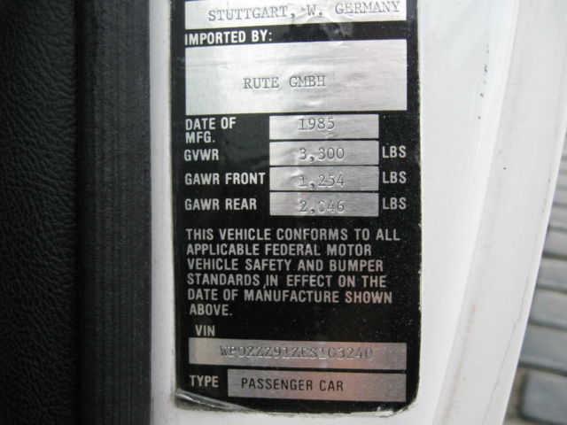 1985 Porsche 911 Euro Model - photo 10