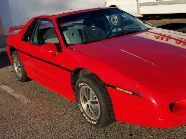 1985 RED PONTIAC FIERO GT MANUAL 11K on Rebuilt Engine with Performance Upgrades 1985 Pontiac Fiero GT